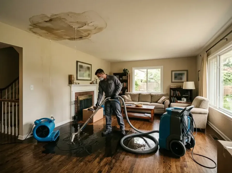 attic-pipe-burst-ceiling-drip-008 — frequently asked questions, Water Damage Restoration & Carpet Care in Elizabeth, NJ